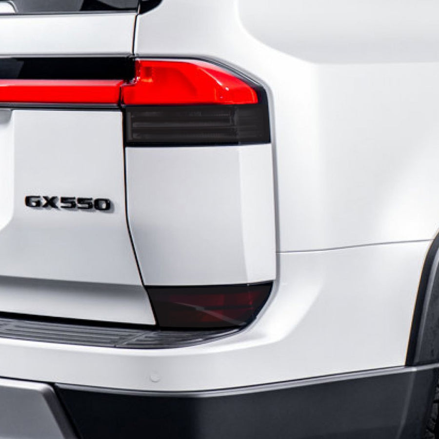 Smoked Tail Light + Reflector Pre Cut Overlays | 2024+ Lexus GX550