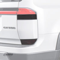 Smoked Tail Light + Reflector Pre Cut Overlays | 2024+ Lexus GX550