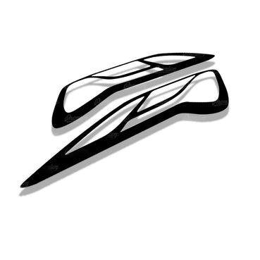 GENESIS COUPE GLOSS BLACK TAIL LIGHT VINYL OVERLAYS