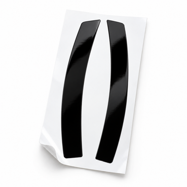 2023-2026 BMW G87 M2 Front Bumper Reflector Pre-Cut Vinyl Overlay | Smoked Tint & Gloss Black