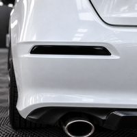 2022–2026 Honda Civic Sedan & Si Rear Bumper Reflector Overlays – Gloss Black or Smoked Tint
