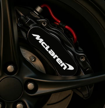 McLaren Caliper Logo Decals (Set of 4) – Brake Caliper Vinyl