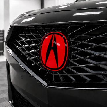2022–2026 Acura MDX Front Emblem Pre-Cut Overlay | Heritage Red