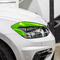Headlight Eyelid Overlay - Gloss Black | 2018-2020 Volkswagen Golf R