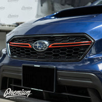 Grille Winglet  Overlays ( Choose Your Color ) | 2018-2021 Subaru WRX / STI