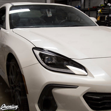 Factory OEM Headlight without Tint - Shown on a Subaru BRZ (same external headlight shape)