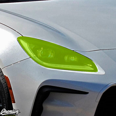 2022-2026 Toyota GR86 Headlight Protection Kit - PPF HIGHLIGHTED TO SHOW PPF/ CLEAR BRA OVERLAY PLACEMENT