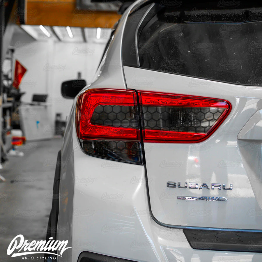 Tail Light Smoke Honeycomb Tint Overlay Kit