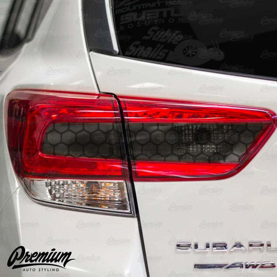 Smoked Honeycomb Tail Light Overlays