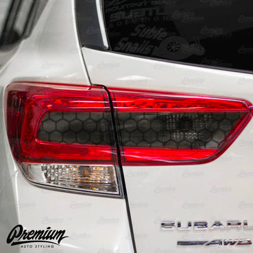 Smoked Honeycomb Tail Light Overlays