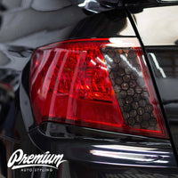 Honeycomb Tail Light Overlay Smoke Tint Insert | 2008-2014 WRX & STI / 2008-2011 Impreza Sedan