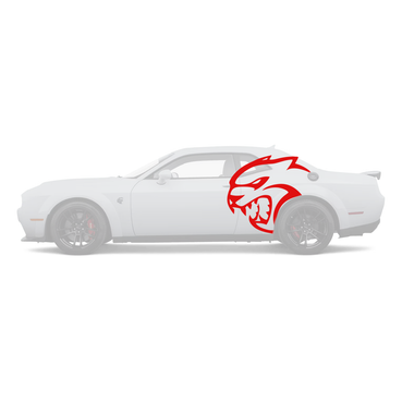 Dodge Challenger Hellcat Side Decal Kit