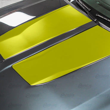 The Butcher Hood Stripe Kit v1 Vinyl Overlay - Multiple Colors Available | Chevy Silverado 2016-2018