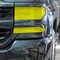 Headlight Smoke Tint Overlays | Chevy Silverado 2016-2018