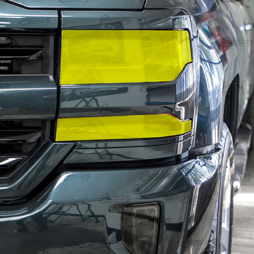 Headlight Smoke Tint Overlays | Chevy Silverado 2016-2018