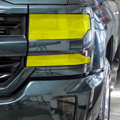 Headlight Smoke Tint Overlays | Chevy Silverado 2016-2018