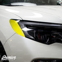 Headlight Amber Delete V1 Gloss Black Vinyl Overlay | Honda Pilot 2016-2018