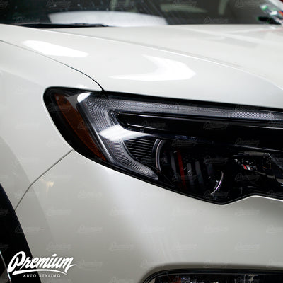 Headlight Amber Delete V2 Smoke Tint Overlay | Honda Pilot 2016-2018