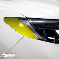 Headlight Amber Delete V2 Gloss Black Vinyl Overlay | Honda Pilot 2016-2018