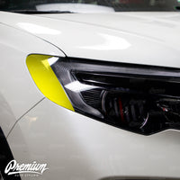 Headlight Amber Delete V2 Gloss Black Vinyl Overlay | Honda Pilot 2016-2018