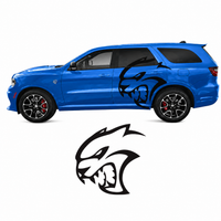 Dodge Challenger Hellcat Side Decal Kit