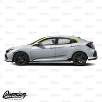Window Trim Chrome Delete Vinyl Overlay Kit - Gloss Black