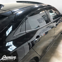 Window Trim Chrome Delete Vinyl Overlay Kit - Gloss Black