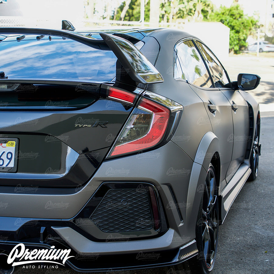 Rear Bumper Reflector Smoke Tint Overlay