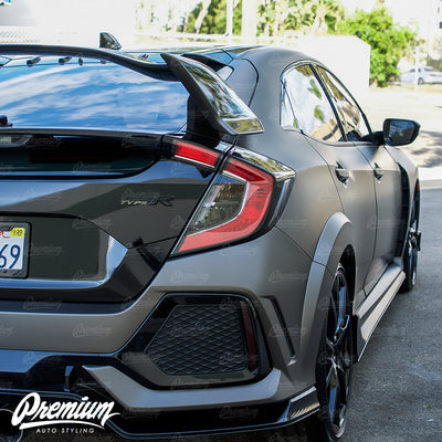 Rear Bumper Reflector Smoke Tint Overlay