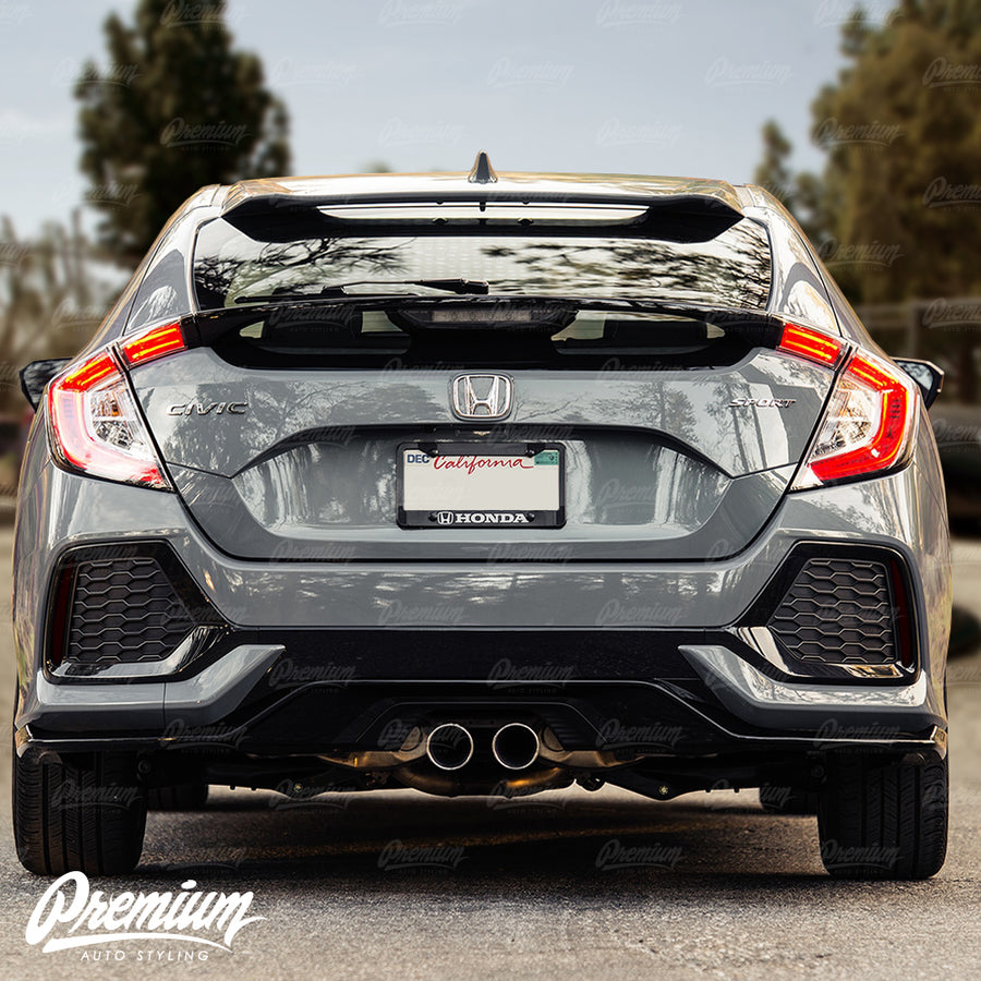 Rear Bumper Reflector Smoke Tint Overlay