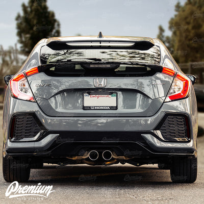 Rear Bumper Reflector Smoke Tint Overlay