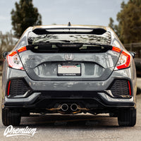 Rear Bumper Reflector Smoke Tint Overlay