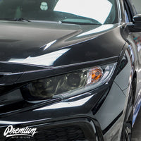 Headlight Face with DRL Cut Out Smoked Tint Overlay