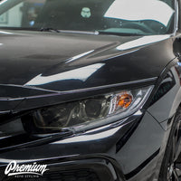 Headlight Face with DRL Cut Out Smoked Tint Overlay