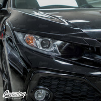 Headlight High Beam Smoked Tint Overlays