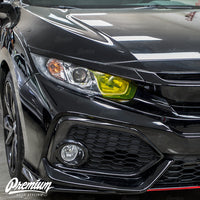 Headlight High Beam JDM Yellow Tint Overlays