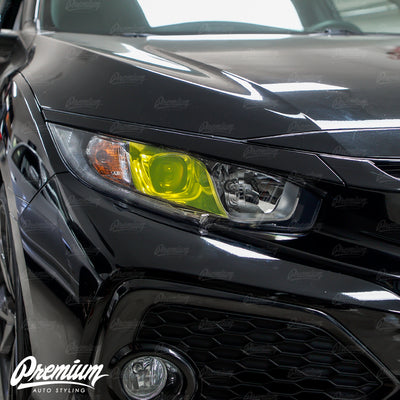 Headlight Low Beam JDM Yellow Tint Overlays