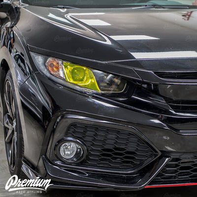 Headlight v1 High Beam Smoke Tint & Low Beam Yellow Tint