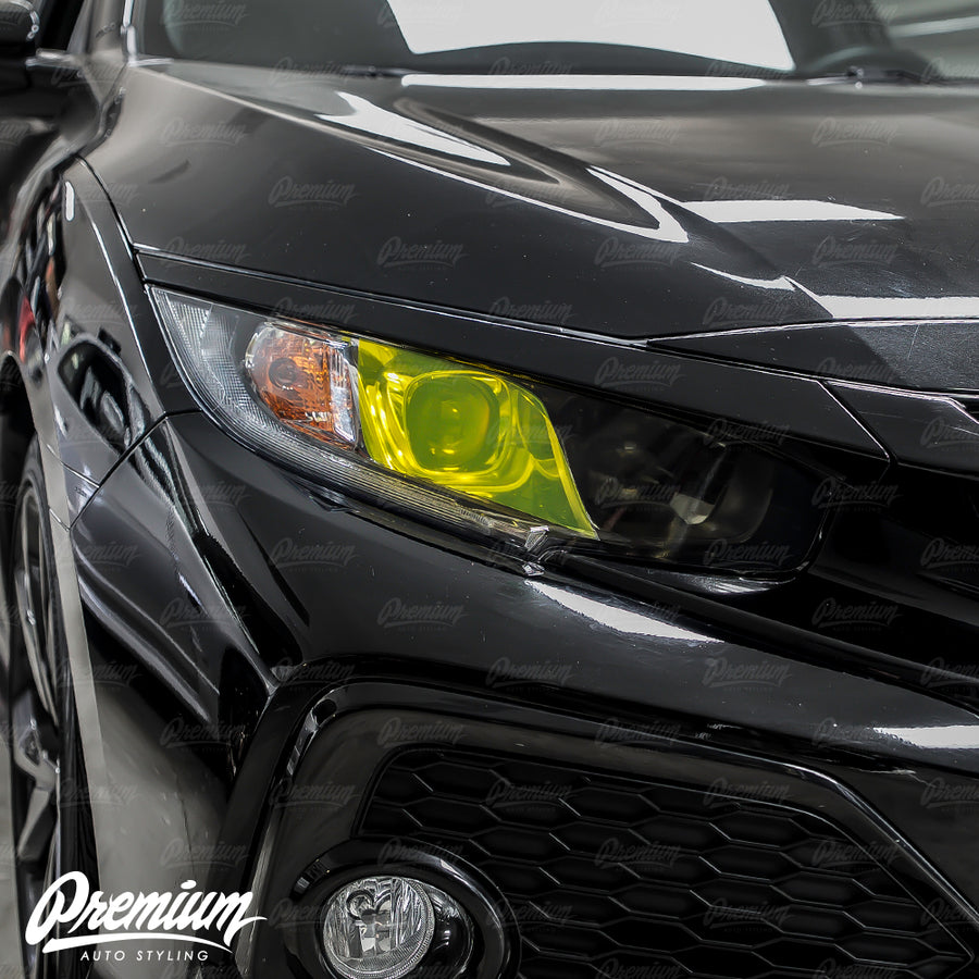 Headlight v1 High Beam Smoke Tint & Low Beam Yellow Tint