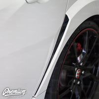 Rear Fender Vent Accent Vinyl Overlay - Gloss Black