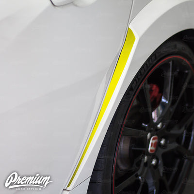 Rear Fender Vent Accent Vinyl Overlay - Gloss Black