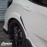 Rear Fender Vent Accent Vinyl Overlay - Gloss Black