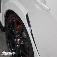 Rear Fender Vent Accent Vinyl Overlay - Gloss Black
