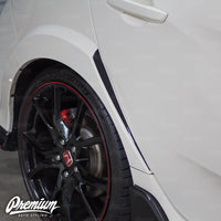 Rear Fender Vent Accent Vinyl Overlay - Gloss Black