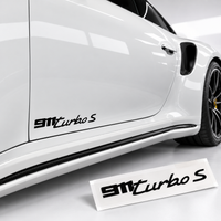 Porsche 911 Turbo S (992.1) Door Decal Replacement | OEM-Style “911 Turbo S” Lettering, 2019–2024
