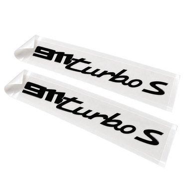 Porsche 911 Turbo S (992.1) Door Decal Replacement | OEM-Style “911 Turbo S” Lettering, 2019–2024