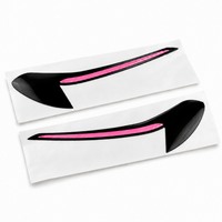 2022–2026 Honda Civic FL5 | Headlight Pink DRL + Reflector Delete Pre-Cut Vinyl Eyelid Overlays
