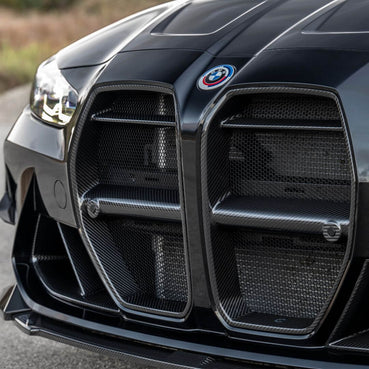 G8X M3 M4 Gloss Carbon Fiber GT3 Style Front Grille