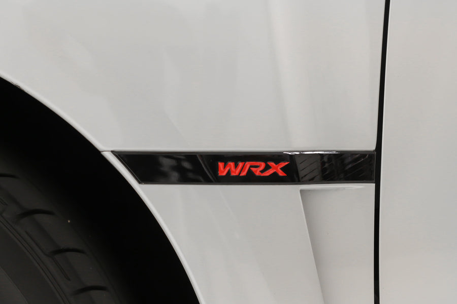 Badge Blackout kit + Lettering Inlays (2008-2014 WRX)