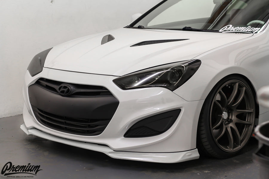 Full Smoke Tint Headlight | 2013-2017 Hyundai Genesis Coupe